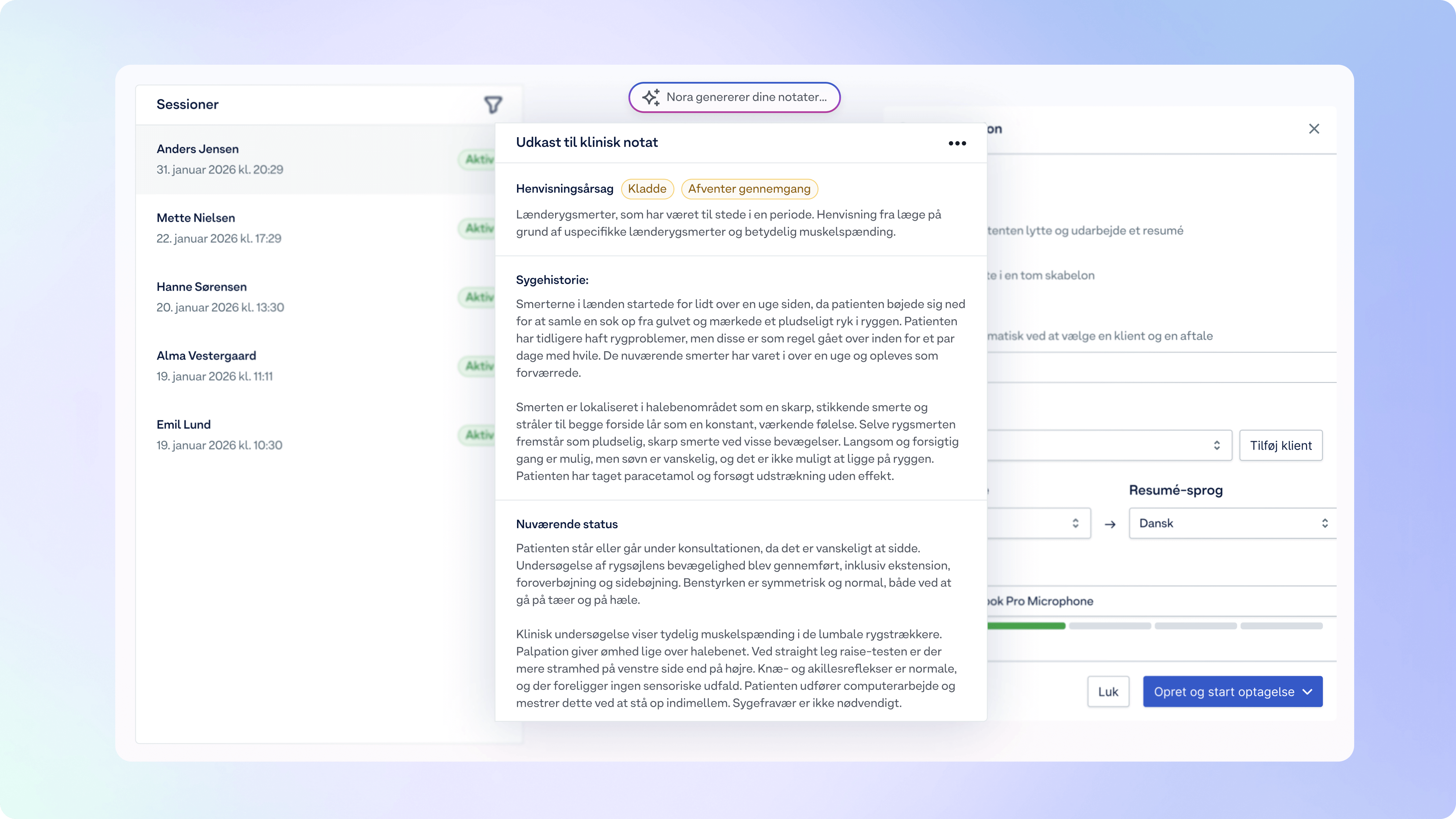 Nordhealth Nora AI-powered documentation solution